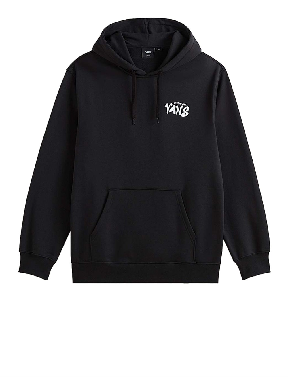 felpa cappuccio vans repear sam loose da uomo - nero taglia s