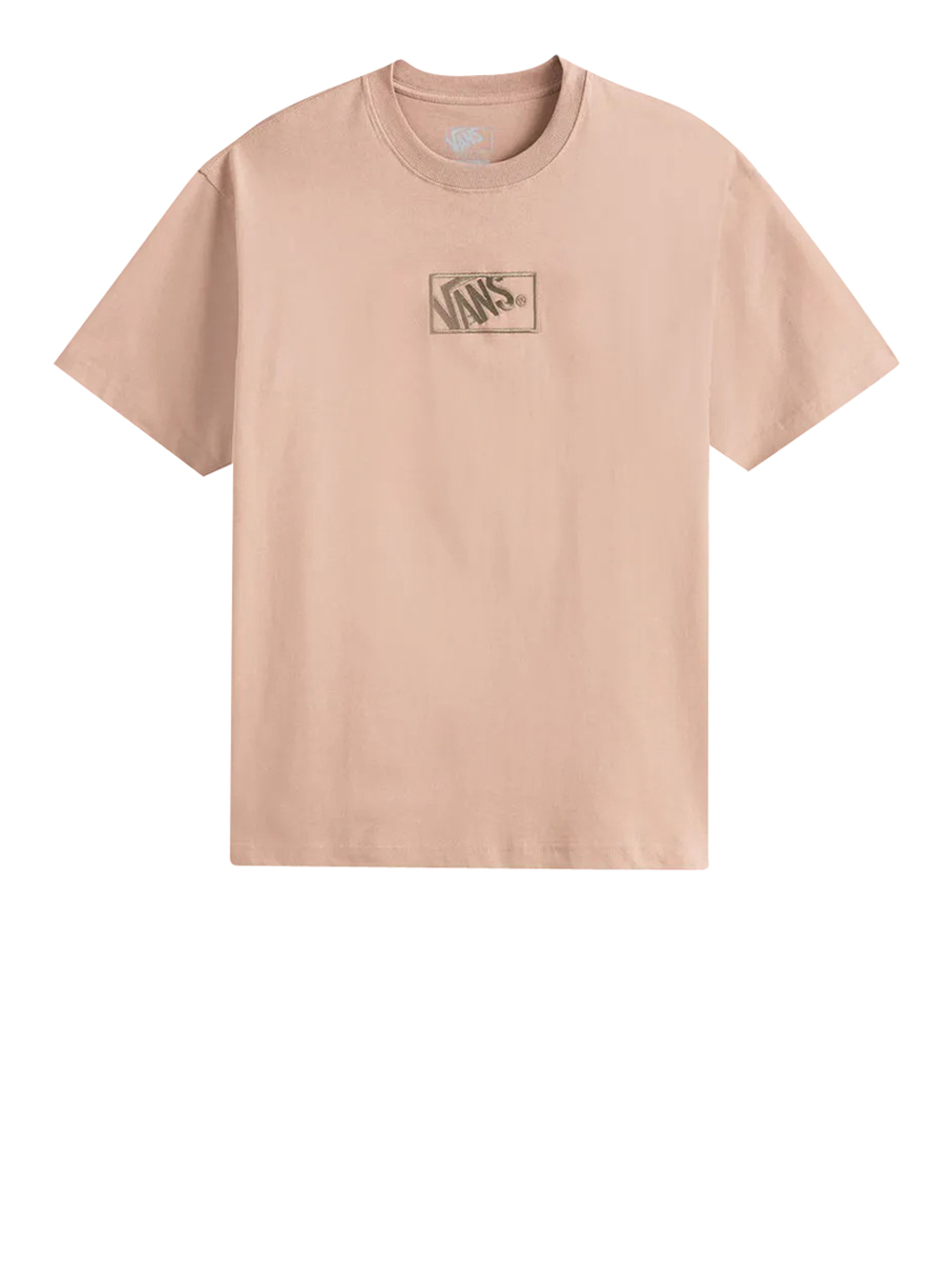 t-shirt vans blocked box loose da uomo - beige taglia s