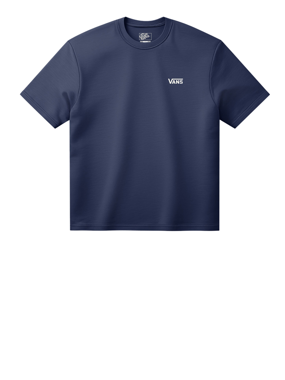t-shirt vans left chest da uomo - blu taglia m