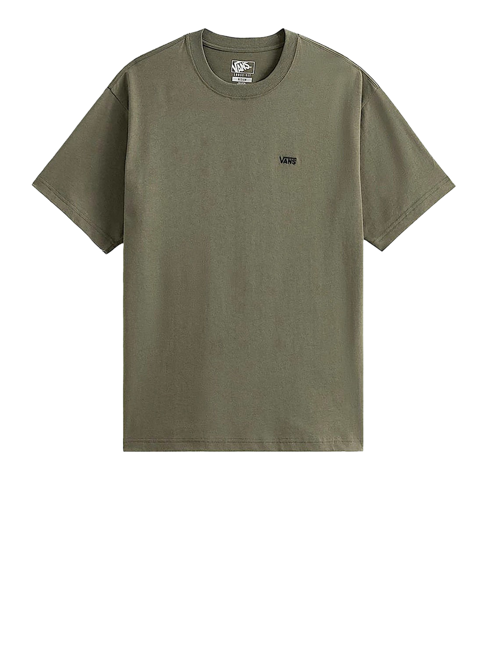 t-shirt vans left chest da uomo - verde taglia xl