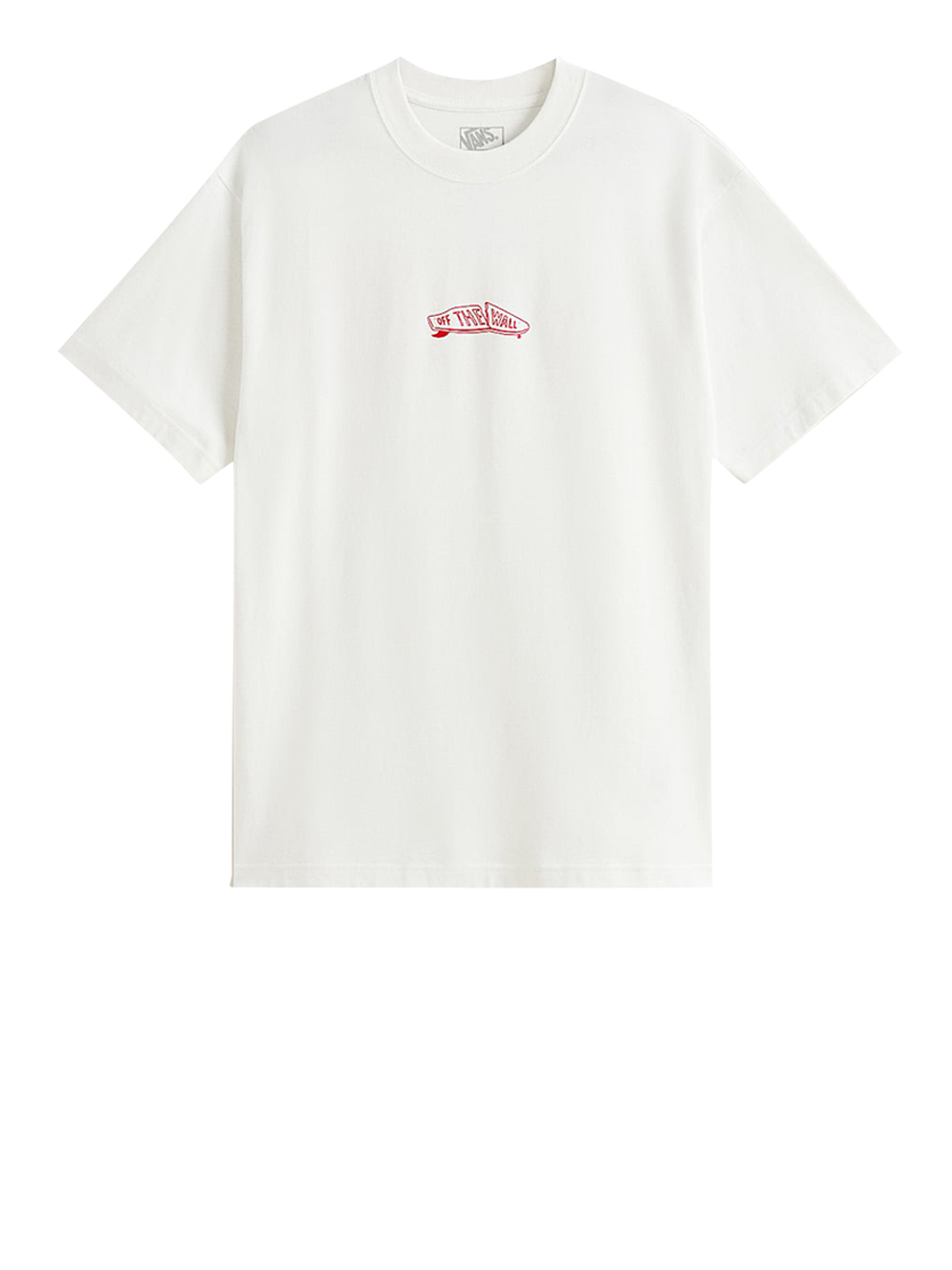 t-shirt vans buckled da uomo - bianco taglia l