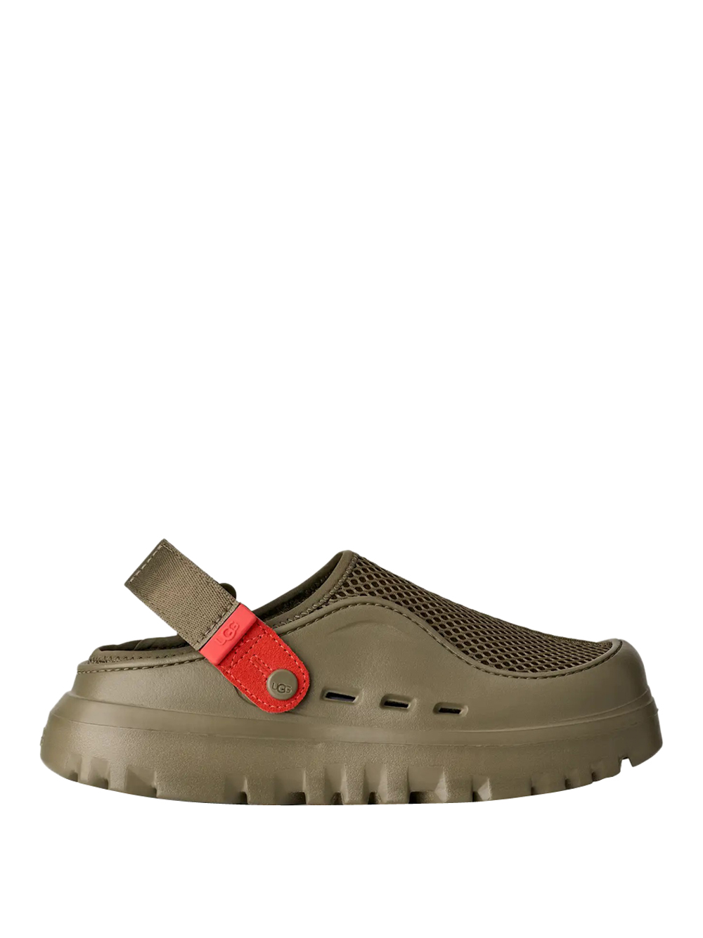 sandalo basso ugg peakmod breathe da uomo - verde taglia 40