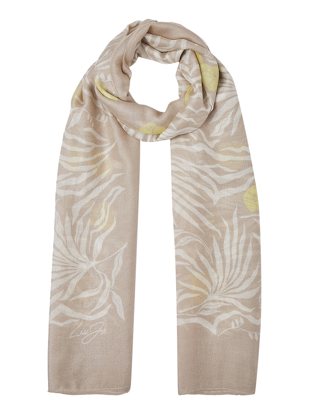 Liu-Jo Donna Beige Stola Liu Jo Flower Zebra Da