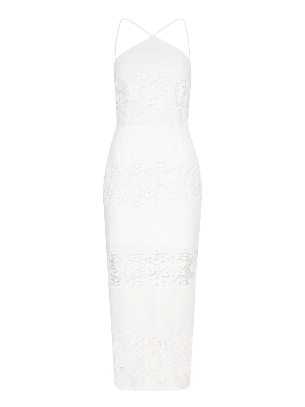 Patrizia-Pepe Donna Bianco Vestito Longuette Patrizia Pepe Da
