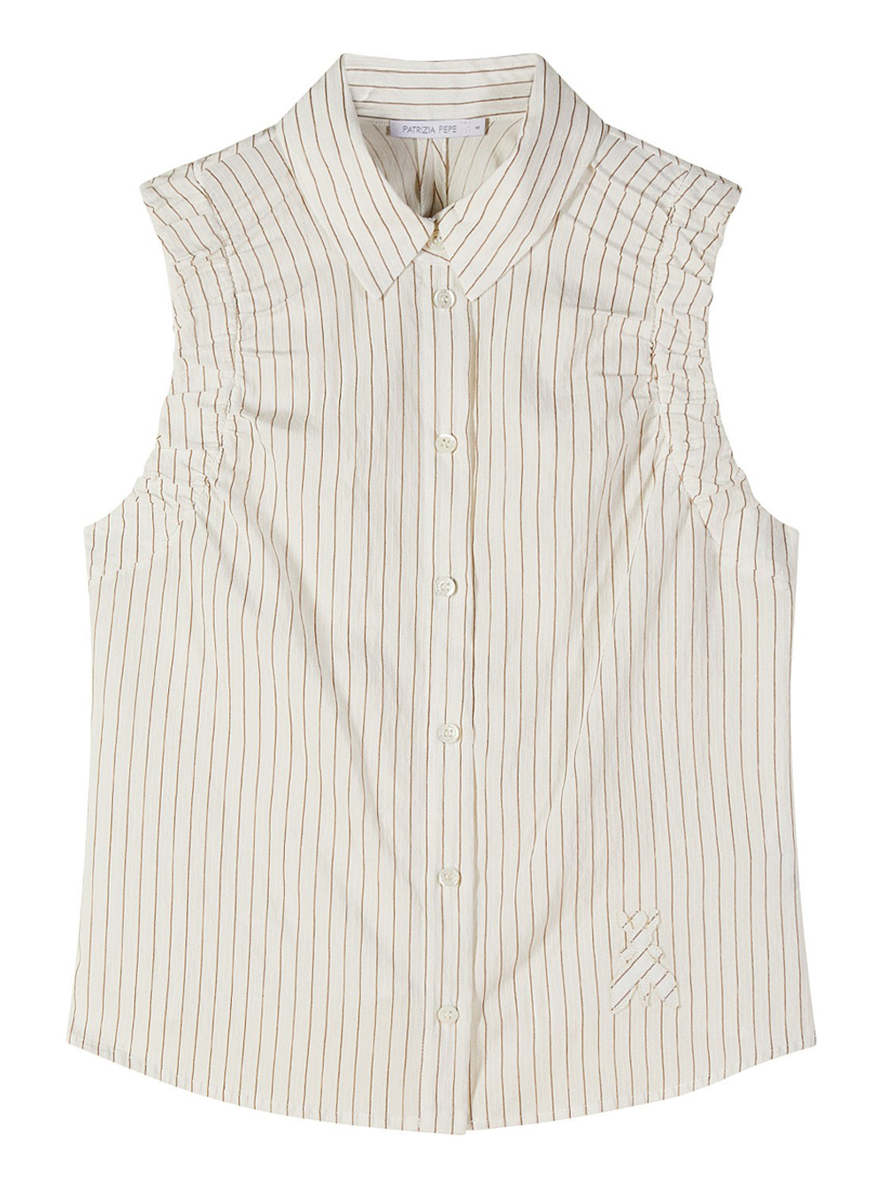 Patrizia-Pepe Donna Beige Top Patrizia Pepe Da