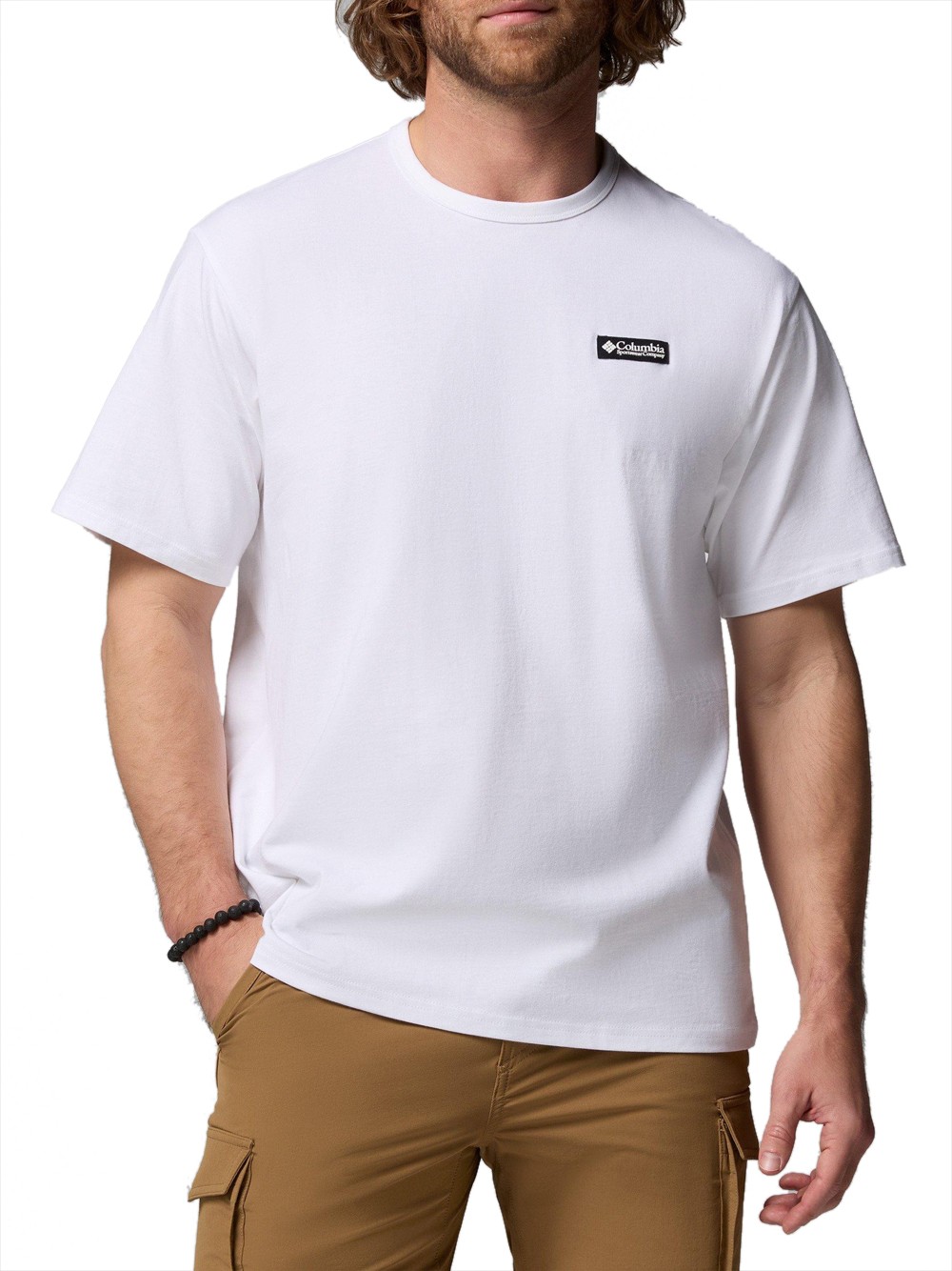 columbia t-shirt weiß - herren größe s