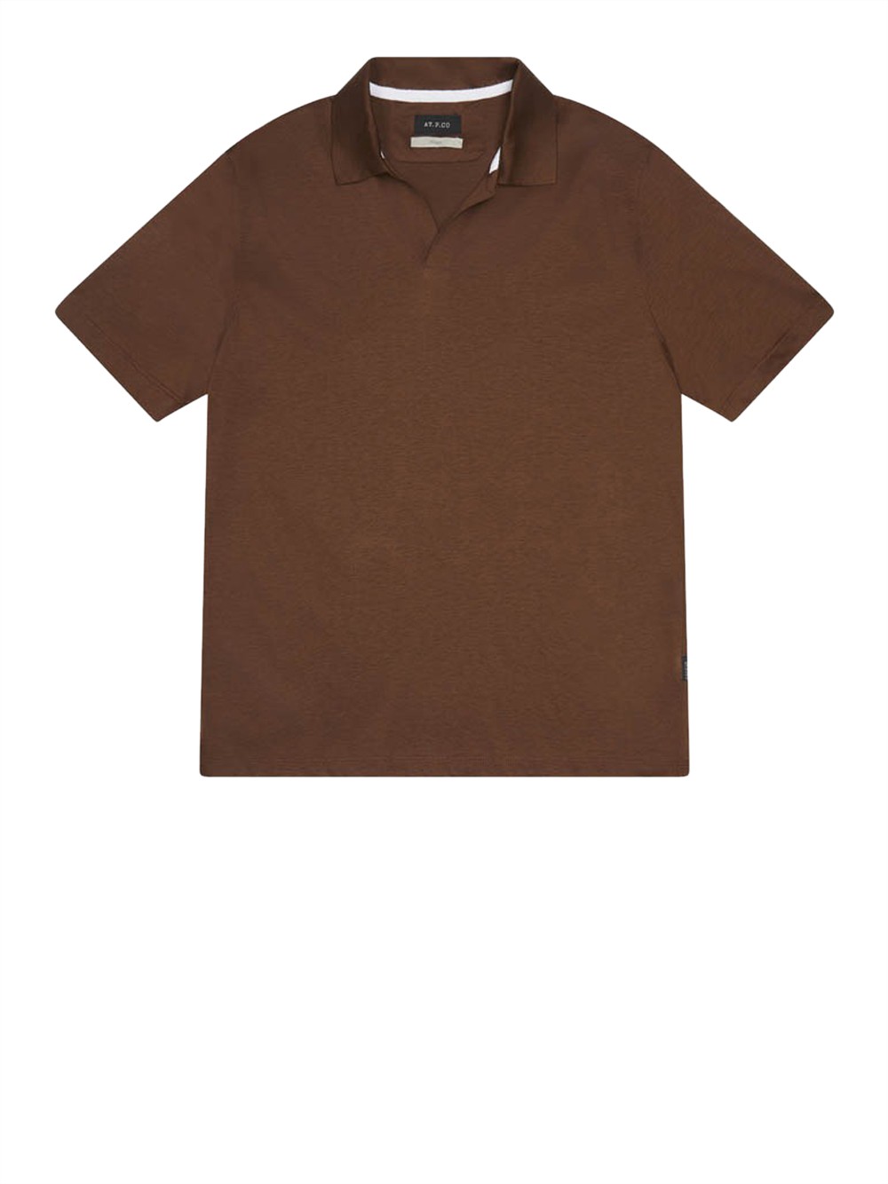 herren at.p.co polo - braun größe l