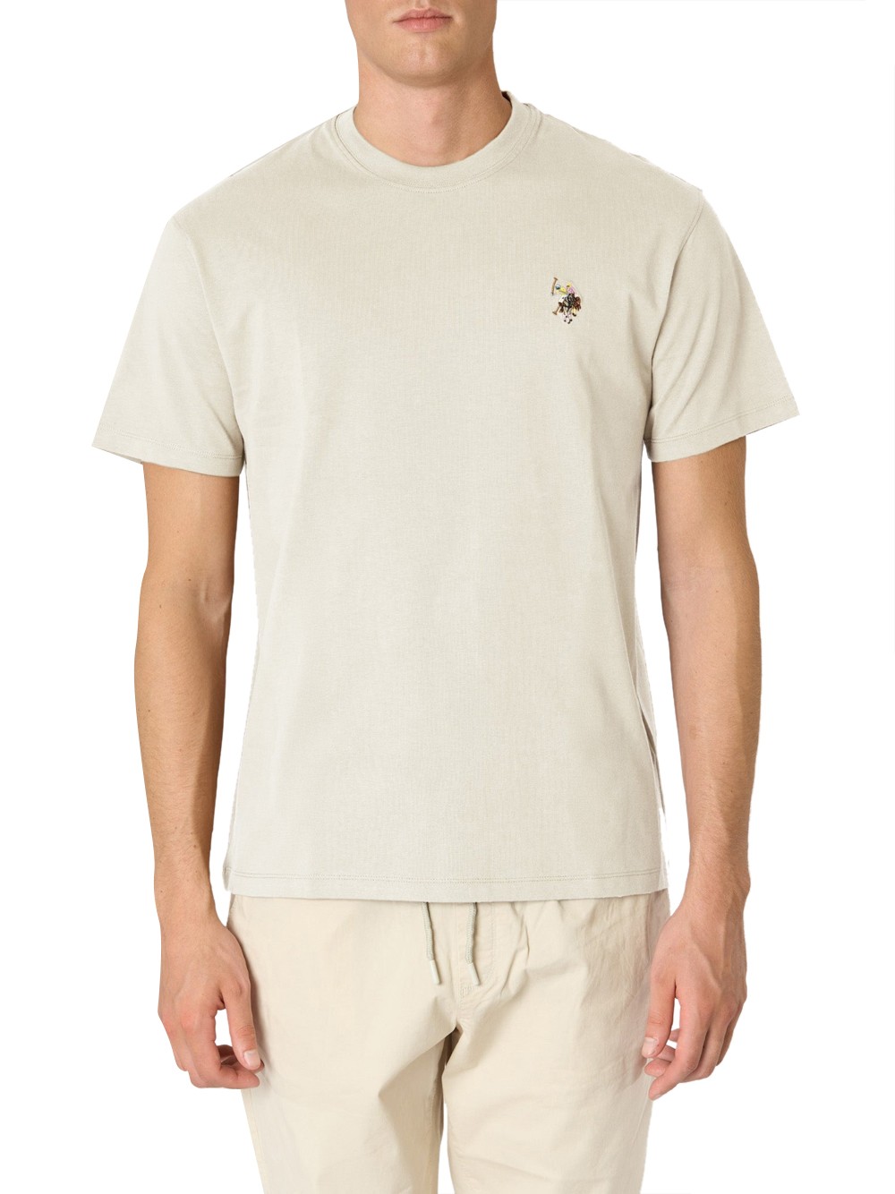 u.s. polo assn. t-shirt beige - men's size m