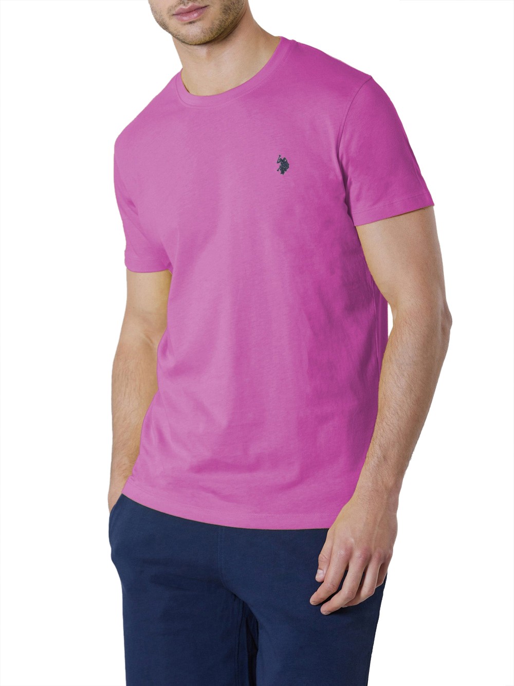 u.s. polo assn. t-shirt fuxia - herren größe xl