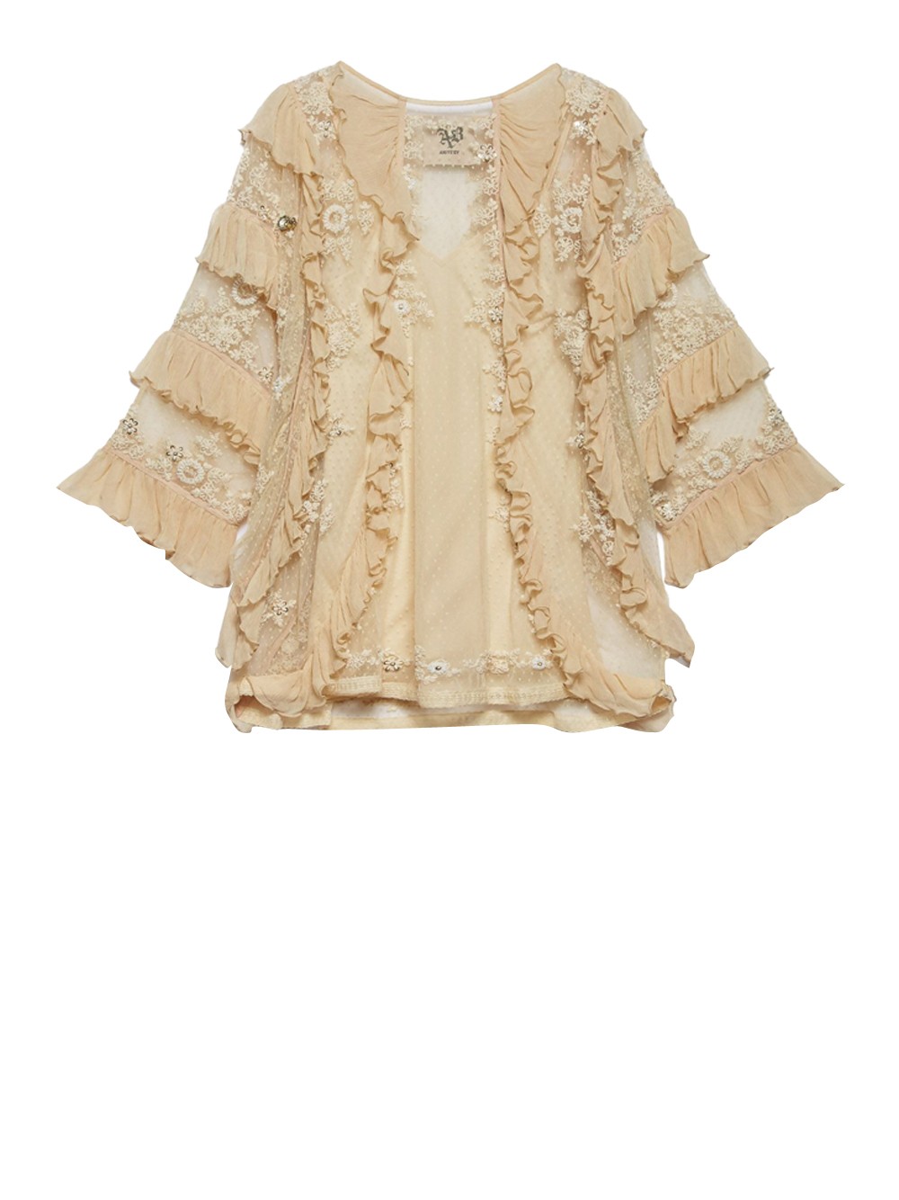 aniye by mini-kleid ivory - damen größe xxs