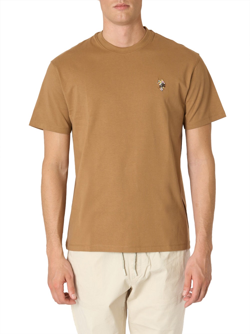 u.s. polo assn. t-shirt beige - herren größe m