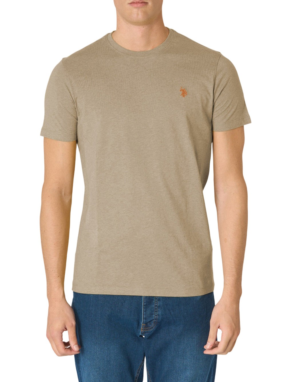 u.s. polo assn. t-shirt beige - herren größe s