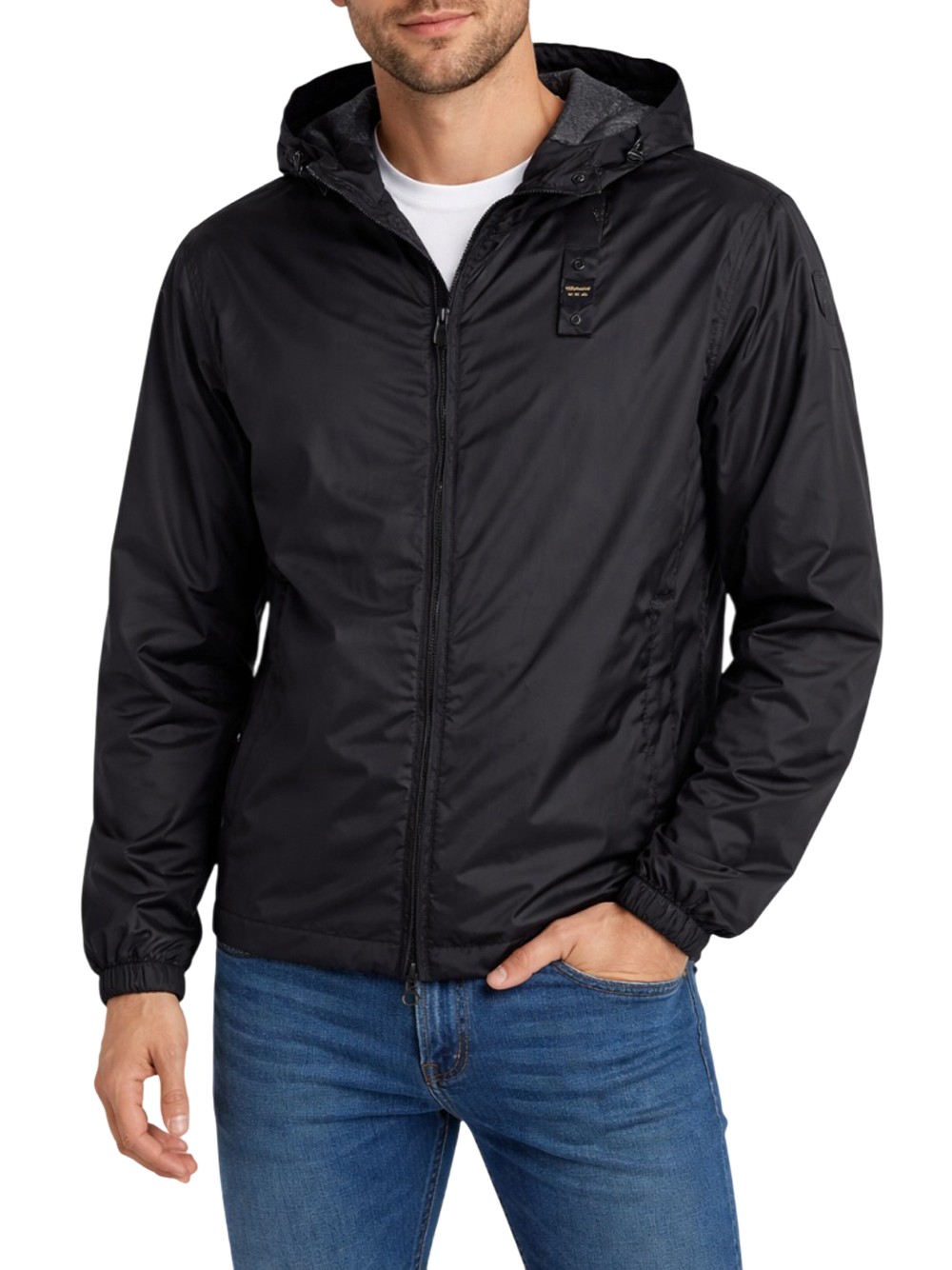 Blauer Uomo Nero Giubbino Carruth Da
