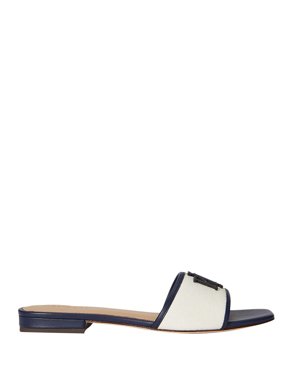 Ralph-Lauren Donna Avorio Ciabatte Ralph Lauren Everley Da - Blu