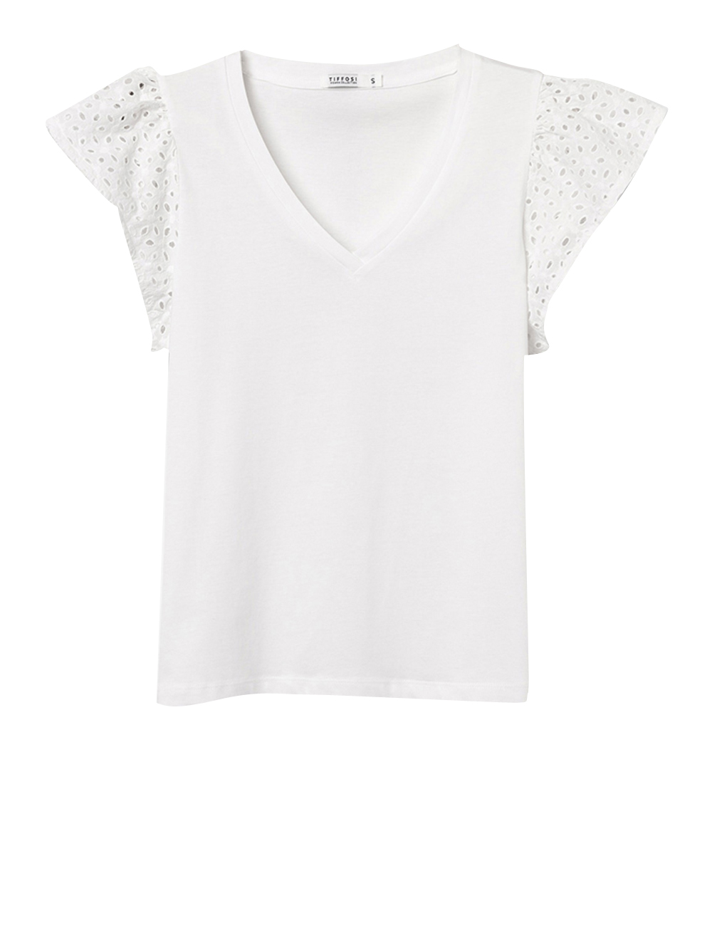 t-shirt tiffosi graciosa da donna - bianco
