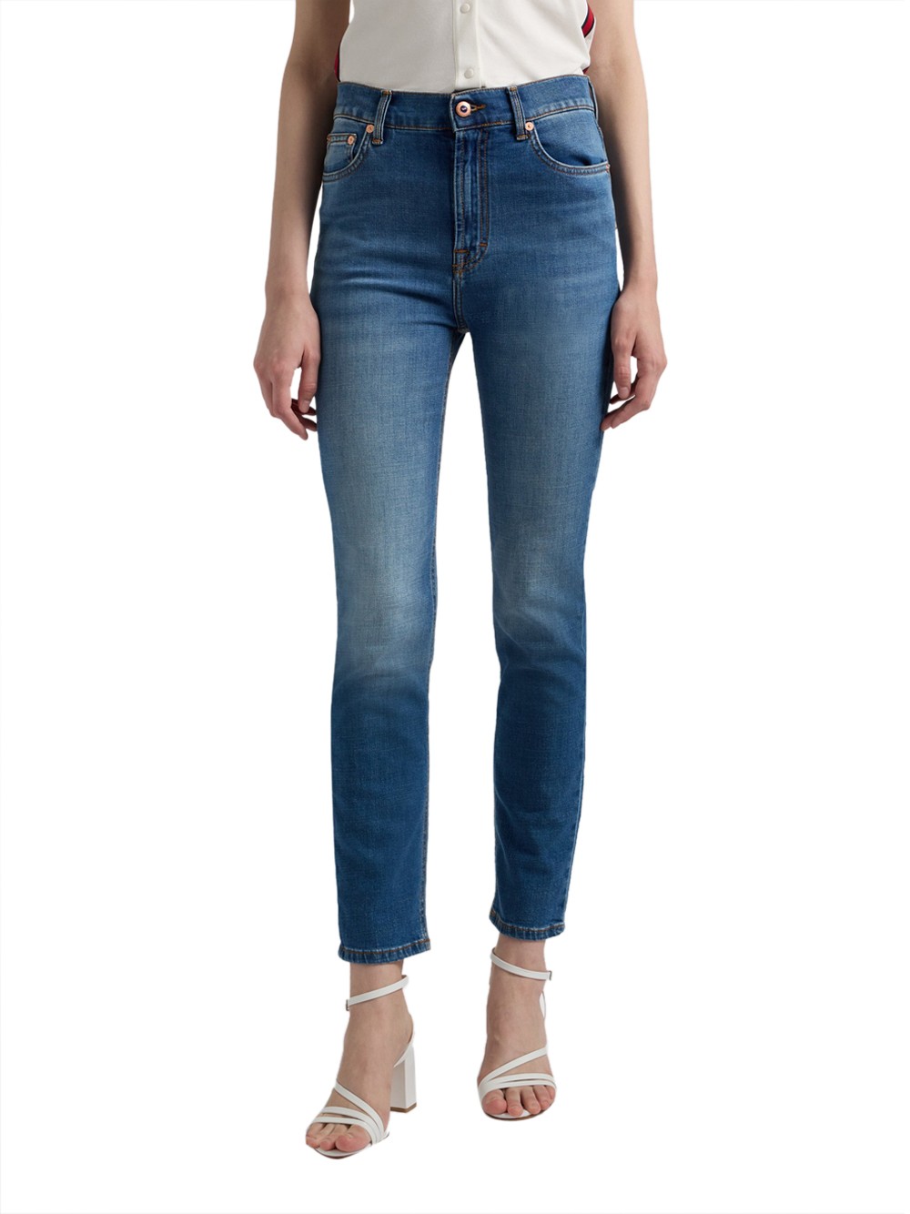 jeans slim harmont & blaine da donna - denim