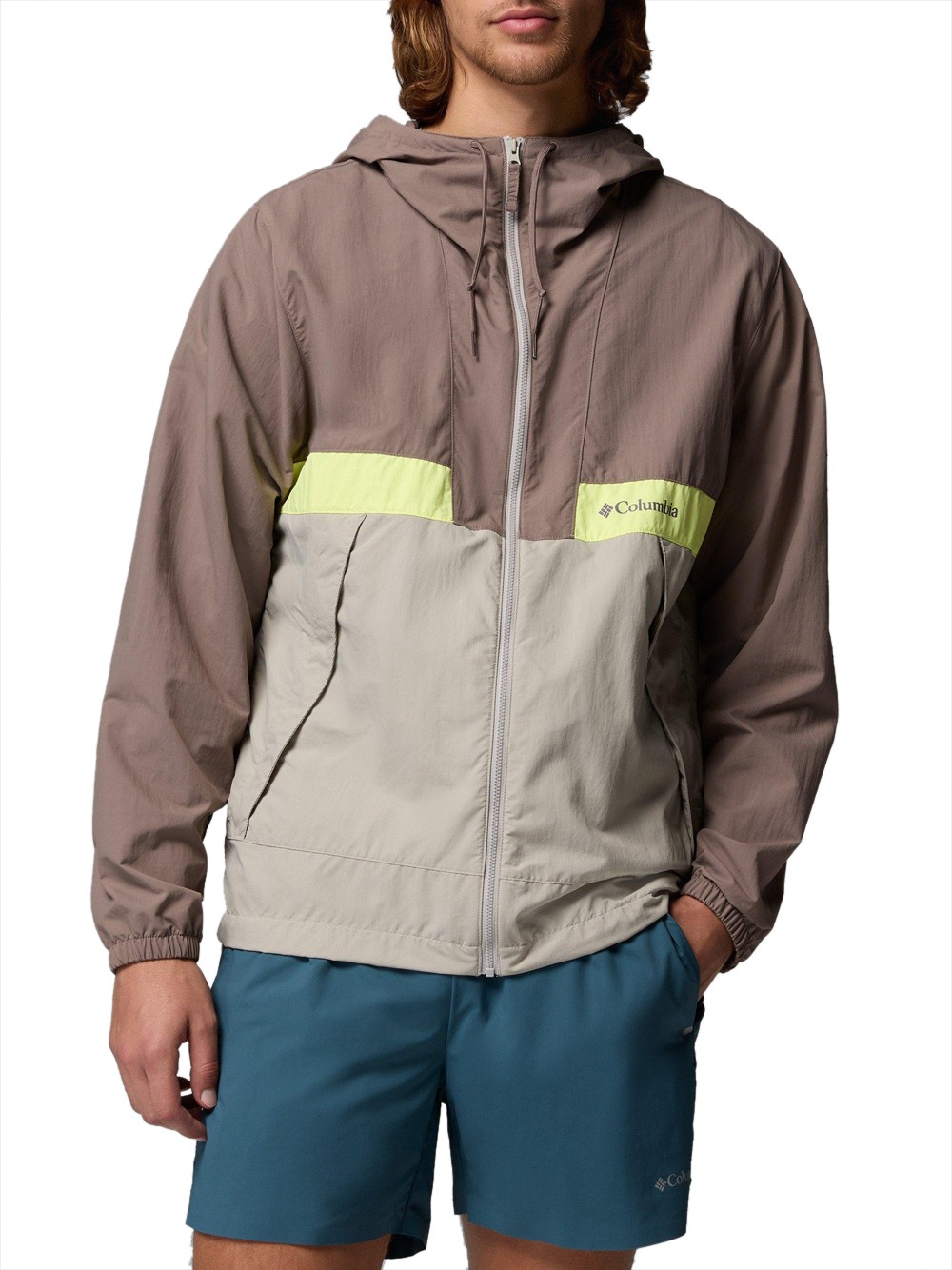 columbia spire valley herrenjacke - grau größe l