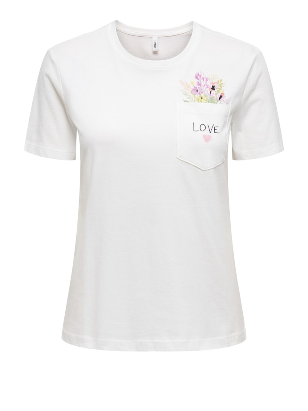 t-shirt only da donna - bianco